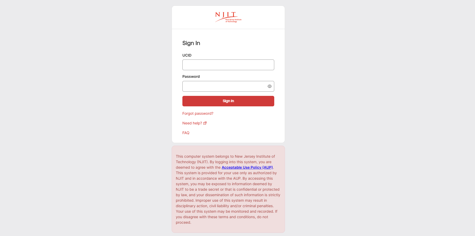Canvas SSO Login Page